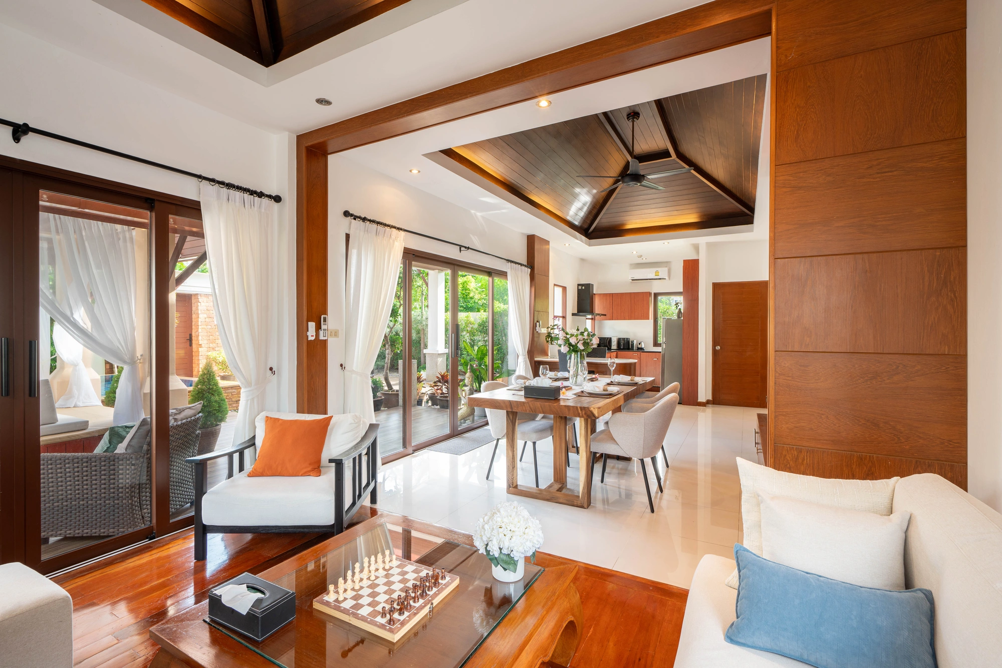 Living and dining