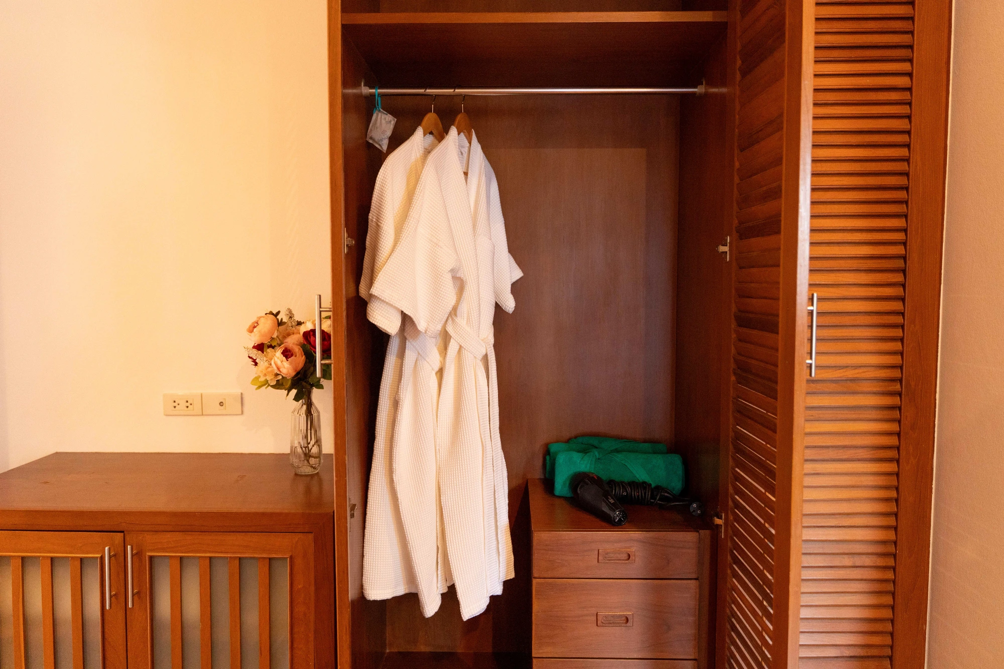 Master bedroom hair dryer