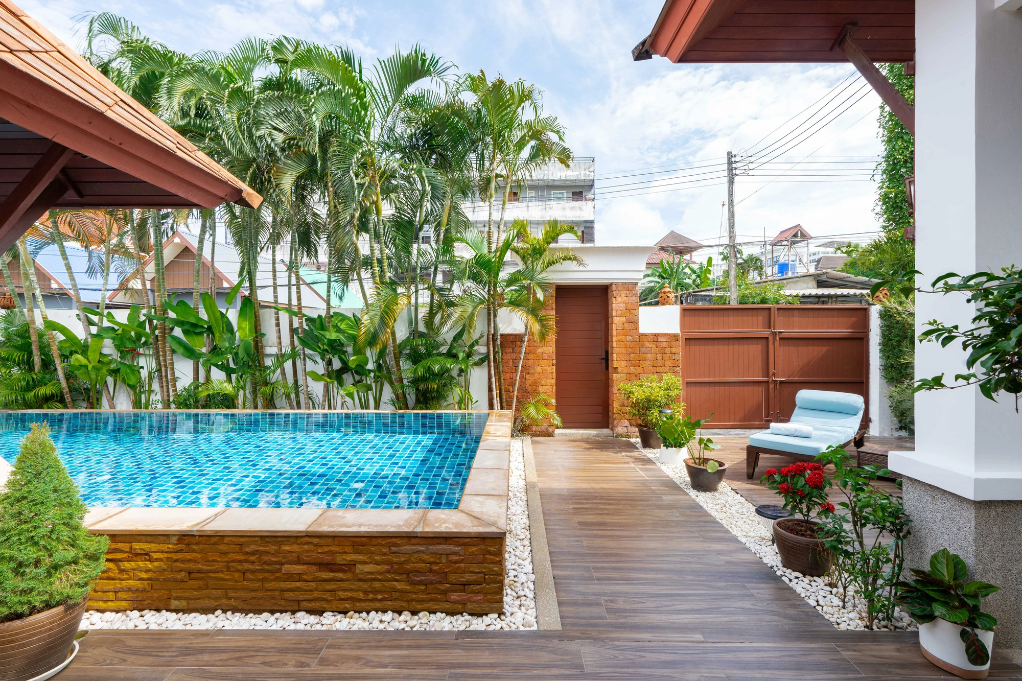 Pool and garden